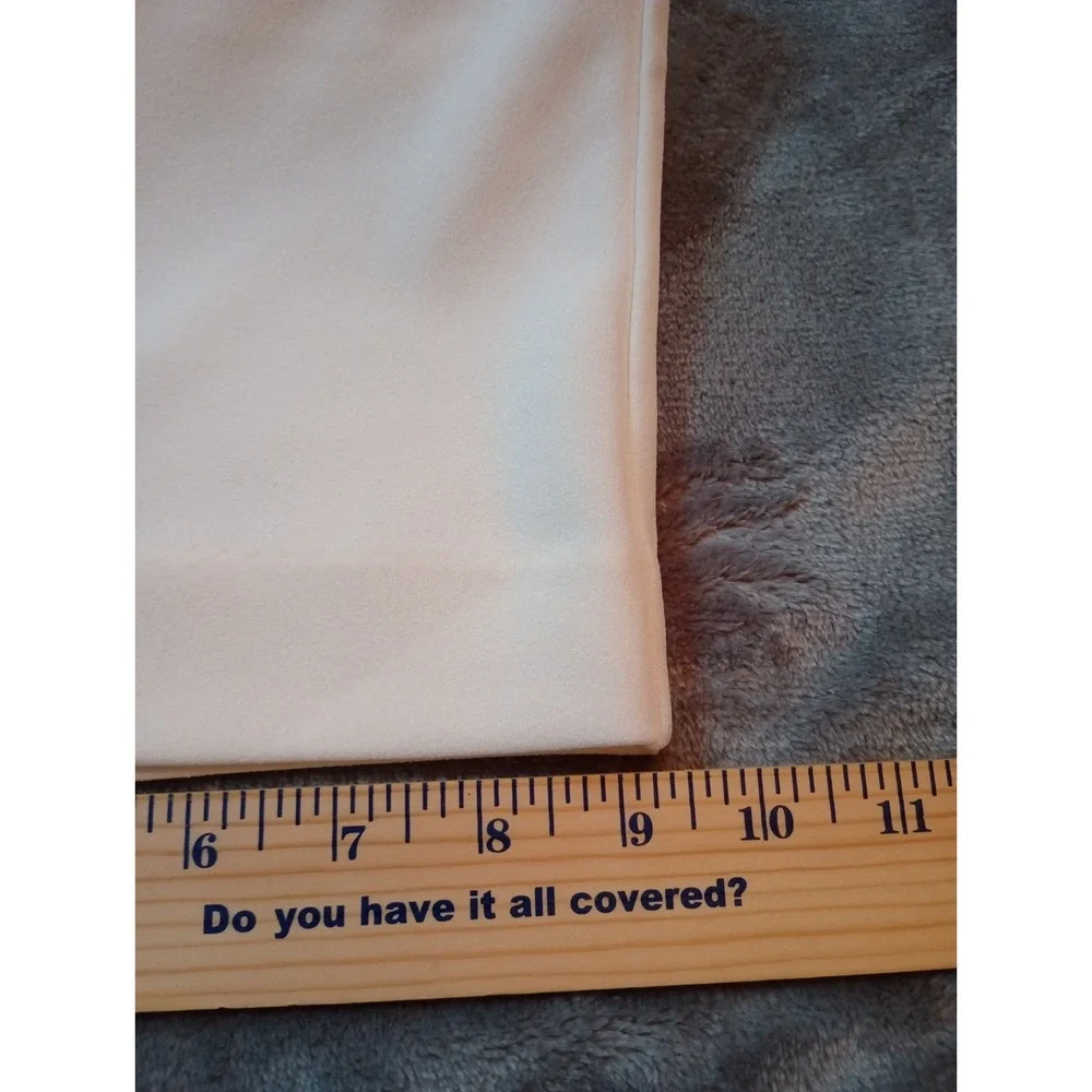 Catherines Crepe Knit Dress Pants 30/32 WP 4XWP White Pull On Ponte Stretch Crop